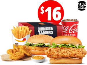 DEAL: Hungry Jack's - $10 Jack's Fried Chicken Hunger Tamer Pickup via App 9