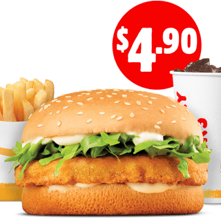 DEAL: Hungry Jack's - $4.90 Small Chicken Royale Meal Pickup via App 3