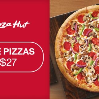 DEAL: Pizza Hut - 3 Large Pizzas for $27 Delivered or Pickup (until 17 December 2023) 6
