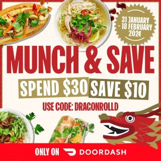 DEAL: Roll'd - $10 off $30+ Spend via DoorDash (until 18 February 2024) 2
