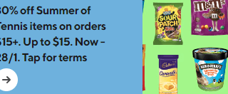 DEAL: 7-Eleven - 30% off Summer of Tennis Items with $15+ Spend via DoorDash (until 28 January 2024) 4