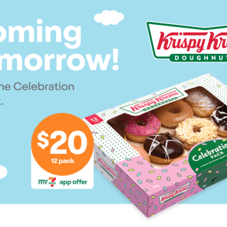 DEAL: 7-Eleven - $20 Krispy Kreme Celebration Dozen (26 January 2024) 7
