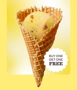 DEAL: Baskin Robbins - Buy One Get One Free Banana Crème 1 Scoop Waffle Cone for Club 31 Members 4 DEAL: Baskin Robbins - Buy One Get One Free Banana Crème 1 Scoop Waffle Cone for Club 31 Members 4