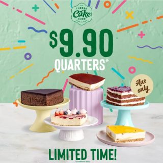 DEAL: The Cheesecake Shop - $9.90 Quarters 1