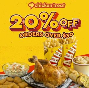 DEAL: Chicken Treat - 20% off with $30+ Spend via DoorDash (until 4 February 2024) 15