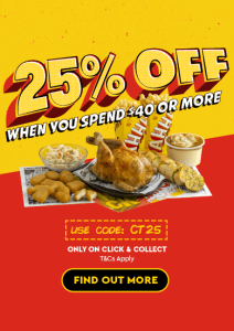 DEAL: Chicken Treat - 25% off with $40+ Spend via Click & Collect Website (until 31 January 2024) 10