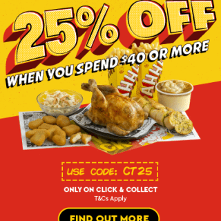 DEAL: Chicken Treat - 25% off with $40+ Spend via Click & Collect Website (until 31 January 2024) 4