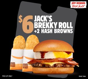 DEAL: Hungry Jack's - $6 Turkish Brekky Roll & 2 Hash Browns Pickup via App (until 29 January 2024) 3