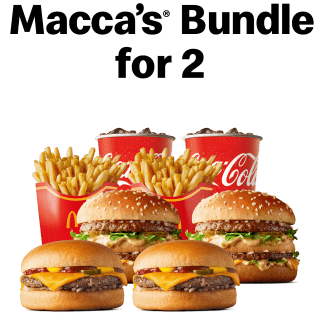 DEAL: McDonald's $26.95 Bundle for 2 2 DEAL: McDonald's $26.95 Bundle for 2 2