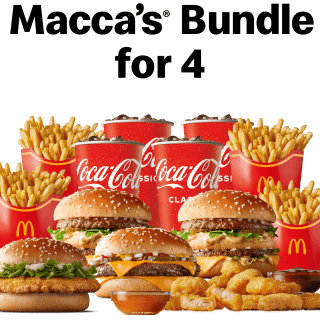 DEAL: McDonald's $39.95 Bundle for 4 5
