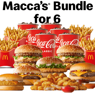 DEAL: McDonald's $51.95 Bundle for 6 3 DEAL: McDonald's $51.95 Bundle for 6 3