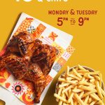 DEAL: Oporto – $15 Whole Chicken & Chips via App or Website 5-9pm Mondays & Tuesdays