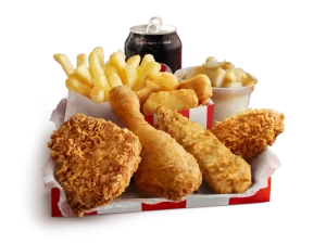DEAL: KFC $22.95 Family Burger Deal via App (4 Burgers, 2 Large Chips, 1.25L Drink) 4