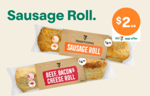 DEAL: 7-Eleven - $2 Sausage Roll (21 February 2024) 3