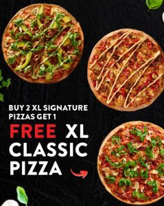 DEAL: Crust Pizza - Buy 2 XL Signature Pizzas Get 1 Free XL Classic Pizza (until 22 February 2024) 3