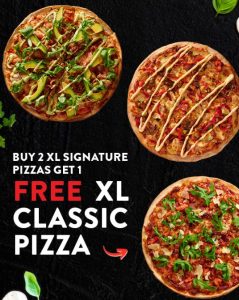 DEAL: Crust Pizza - Buy 2 XL Signature Pizzas Get 1 Free XL Classic Pizza (until 22 February 2024) 1