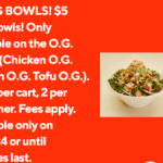 DEAL: Fishbowl – $5 O.G. Bowl via DoorDash (19 February 2024)