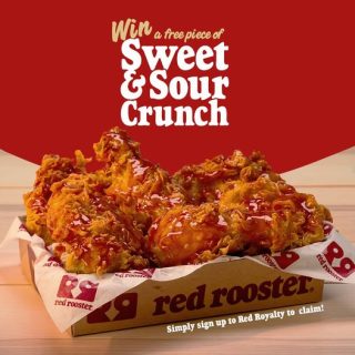 DEAL: Red Rooster - Free Piece of Sweet & Sour Crunch for New Red Royalty Signups 6