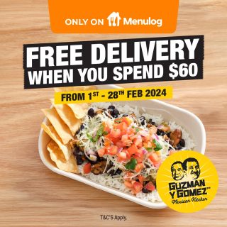 DEAL: Guzman Y Gomez - Free Delivery with $60 Spend via Menulog (until 28 February 2024) 8