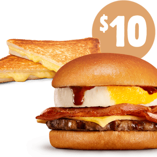 DEAL: Hungry Jack's - $10 Jack's Brekky Roll & Cheese Toastie Pickup via App 9