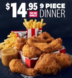 DEAL: KFC - $23.95 Cheap as Chips (8 Pieces Chicken, 6 Nuggets, 2 Large Chips & 2 Large Potato & Gravy) 12