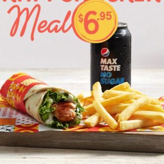 DEAL: Oporto - $6.95 Rappsnacker Meal via App on Mondays to Thursdays until 2pm 3