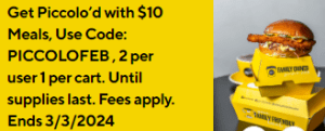 DEAL: Piccolo Me - $10 Meals via DoorDash (until 3 March 2024) 6