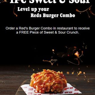 DEAL: Red Rooster - Free 1 Piece of Sweet & Sour Crunch Fried Chicken with Reds Burger Combo Purchase In-Store (until 21 February 2024) 2