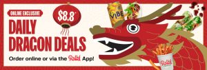 DEAL: Roll'd - $8.80 Daily Dragon Deals via App or Website (until 4 March 2024) 6