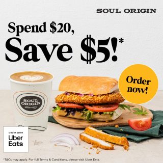DEAL: Soul Origin - $5 off $20 Spend via Uber Eats (until 18 February 2024) 3