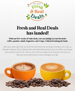 DEAL: Soul Origin - Buy One Coffee, Get a Free Coffee Voucher via App (until 9 February 2024) 1