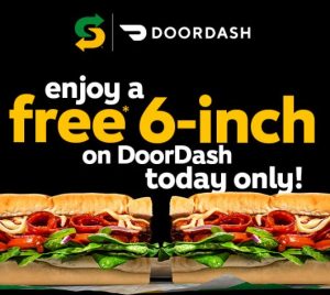 DEAL: Subway - Buy One Get One Free 6 Inch Subs via DoorDash (20 February 2024) 12 DEAL: Subway - Buy One Get One Free 6 Inch Subs via DoorDash (20 February 2024) 5