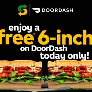 DEAL: Subway - Buy One Get One Free 6 Inch Subs via DoorDash (20 February 2024) 1 DEAL: Subway - Buy One Get One Free 6 Inch Subs via DoorDash (20 February 2024) 1