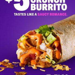 DEAL: Taco Bell - $5 Lava Crunch Burrito 1