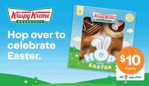 DEAL: 7-Eleven - $10 Krispy Kreme Easter 4 Pack (27 March 2024) 1 DEAL: 7-Eleven - $10 Krispy Kreme Easter 4 Pack (27 March 2024) 1