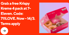 DEAL: 7-Eleven - Free Krispy Kreme 4 Pack via DoorDash (14 March 2024) 4