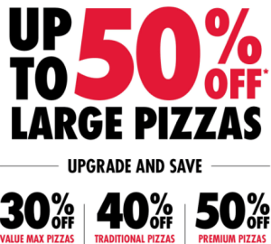 DEAL: Domino's - 50% off Premium, 40% off Traditional, 30% off Value Max Pizzas (23 March 2024) 1