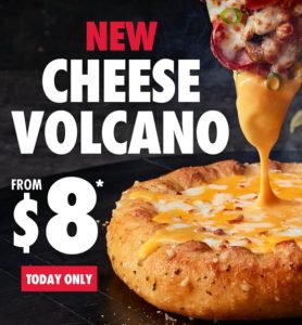 DEAL: Domino's - $8 Cheese Volcano (27 March 2024) 3
