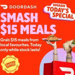 DEAL: DoorDash – $15 Meals at Selected Restaurants (14 March 2024)