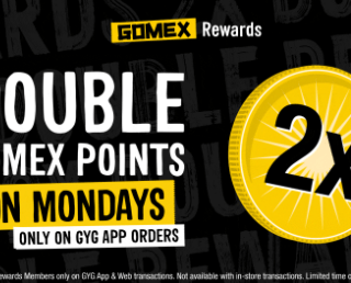 DEAL: Guzman Y Gomez - Double GOMEX Points Every Monday via App 5