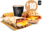 DEAL: Hungry Jack's - $10 BBQ Brekky Wrap, Bacon & Egg Turkish Roll, Hash Brown & Small Coffee via App 10