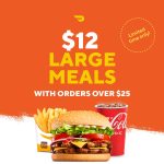 DEAL: Hungry Jack’s – $12 Large Meals with $25+ Spend via DoorDash (until 26 May 2024)