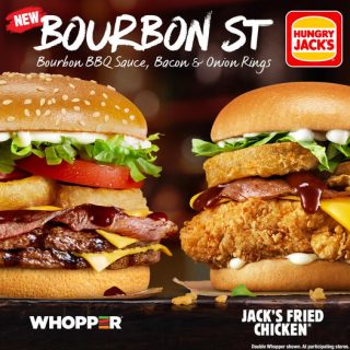 NEWS: Hungry Jack's Bourbon St Whopper, Jack's Fried Chicken & Grilled Chicken 5