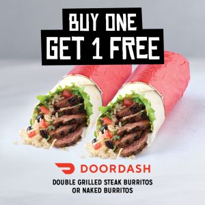 DEAL: Mad Mex - Buy One Get One Free Double Grilled Steak Burritos & Naked Burritos via DoorDash (until 24 March 2024) 11