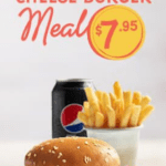 DEAL: Oporto – $7.95 Chicken & Cheese Burger Meal via Online or App