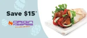 DEAL: Origin Kebabs - $15 off with $40 Spend via Menulog (until 7 April 2024) 1