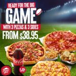 DEAL: Pizza Hut Footy Deals – 2+2, 3+3 or 4+4 Pizzas + Sides