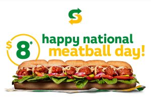 DEAL: Subway - $8 Meatball Melt Footlong Sub via App or Online (9 February 2024) 3