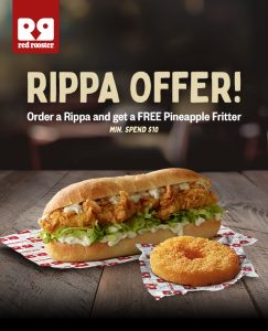 DEAL: Red Rooster - $5 Half Rippa Roll Deal with Chips and Coke 6