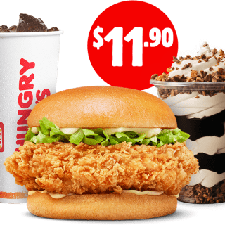 DEAL: Hungry Jack's - $11.90 Jack's Fried Chicken, Large Coke & Kit Kat Storm Pickup via App 9